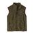 W Retro Pile Vest Basin Green L 