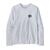 M L/S Great Waves Responsibili-Tee White M 
