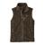 W Retro Pile Vest Otter Brown S 