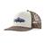 Fitz Roy Trout Trucker Hat White w/Marlow Brown OS (One Size) 