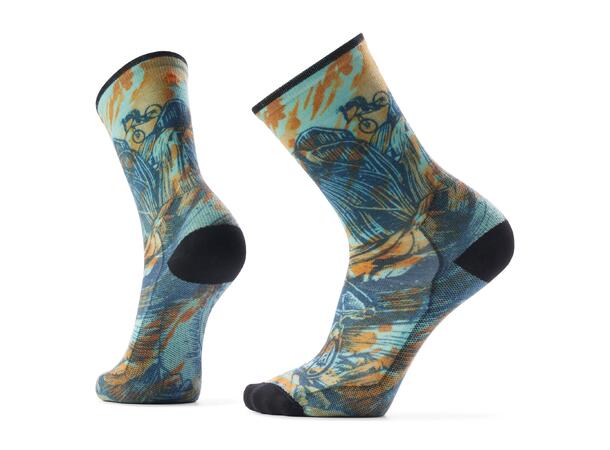 Bike Zero Cushion Rugged Ride Print Crew 