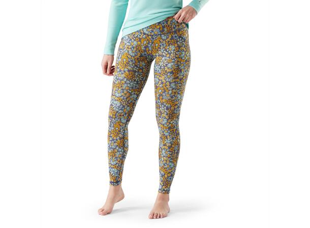 W CL Thermal Merino BL Bottom Boxed Pacific Blue Floral M 