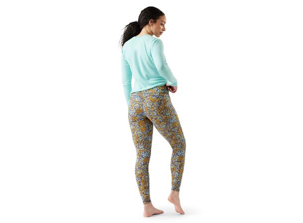 W CL Thermal Merino BL Bottom Boxed Pacific Blue Floral M 