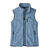 W Retro Pile Vest Barnacle Blue M 