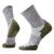Run Targeted Cushion Mid Crew Socks Light Gray L (42-45) 