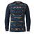 M Classic Thermal Merino Base Layer Deep Navy Geo Peaks L 