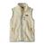 W Retro Pile Vest Natural w/Ellwood Green L 
