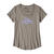 W Flying Fish Organic Scoop T-Shirt Feather Grey w/Palms XS 