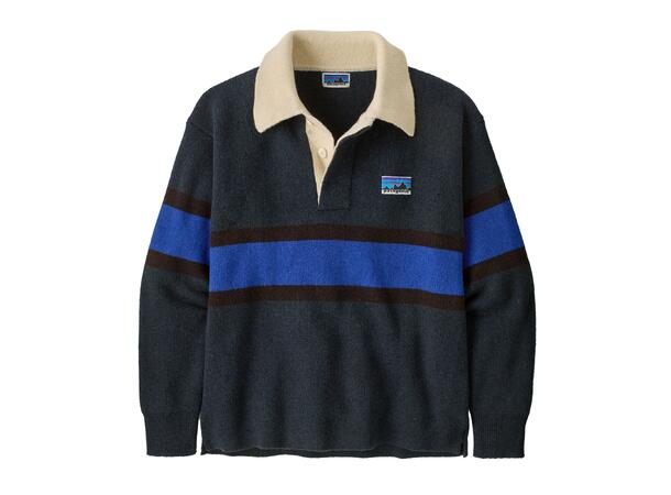 Recycled Wool-Blend Rugby Sweater 