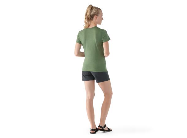 W Merino Short Sleeve Tee Boxed Fern Green M 