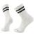 Everyday Athletic Striped Crew Socks White L (42-45) 
