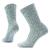 W Everyday Cozy Heritage Rib Crew Dusty Teal M (38-41) 