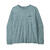 W L/S P-6 Logo Responsibili-Tee Blue Sage S 