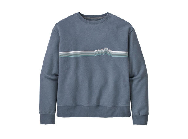 W Ridge Rise Stripe Up Crew Sweatshirt