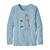 G L/S Graphic Organic T-Shirt Bear Shredder: Big Sky Blue M (10 år) 