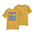 K Reg Organic Certif Ctn Graphic T-Shirt Summit Swell: Surfboard Yellow XS 