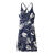 W Amber Dawn Dress Vly Flr:Classic Navy/Birch Wht M 