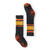 K Wintersport FC Stripe OTC Socks Charcoal S (26-28) 