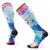 Ski Zero Cushion Ski Day Print OTC Socks Laguna Blue XL (46-49) 
