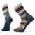 Hike Light Cushion Panorama Crew Socks Charcoal L (42-45) 