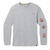 Outdoor Patch Graphic Long Sleeve Tee Light Gray Heather M 