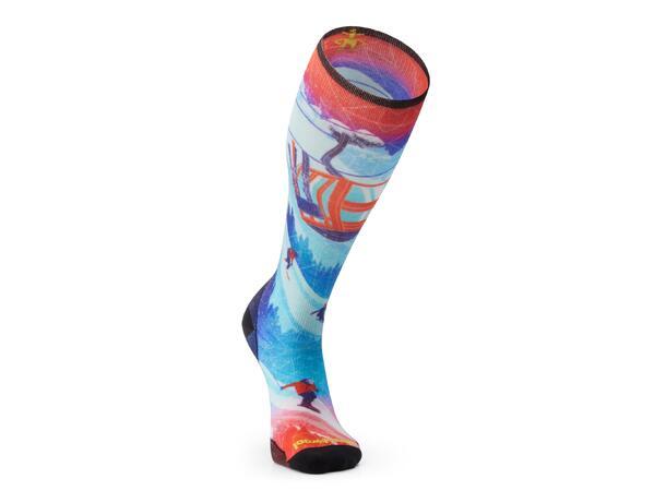 Ski Zero Cushion Ski Day Print OTC Socks