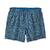 W Baggies Shorts - 5 in. Floral Fun: Vessel Blue L 