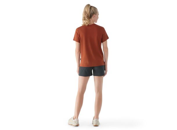 W Perfect Crew Tee Pecan Brown M 