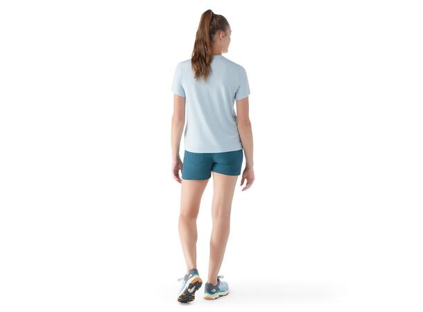 W Perfect Crew Tee Winter Sky Heather L 