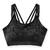 W Seamless Strappy Bra Black S 