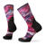 W Athlete Run Print Crew Socks Meadow Mauve M (38-41) 