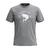 Trout Fishing Graphic SS Tee Slim Fit Light Gray Heather M 
