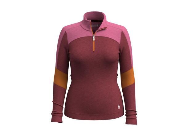 W Clsc Thermal Merino BL CB 1/4 Zip Box