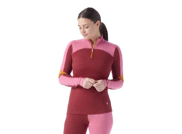 W Clsc Thermal Merino BL CB 1/4 Zip Box