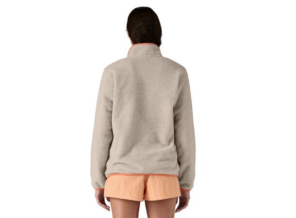 W LW Synch Snap-T P/O Oatmeal Heather w/Heirloom Peach M
