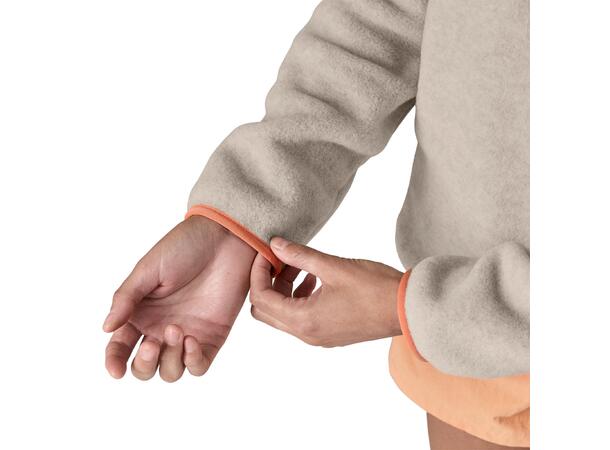 W LW Synch Snap-T P/O Oatmeal Heather w/Heirloom Peach M